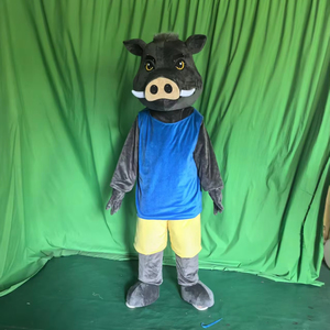 Costume <span class=keywords><strong>de</strong></span> mascotte <span class=keywords><strong>de</strong></span> dessin animé en peluche <span class=keywords><strong>de</strong></span> <span class=keywords><strong>sanglier</strong></span> taille adulte personnalisé Funtoys à vendre - Product Image 1