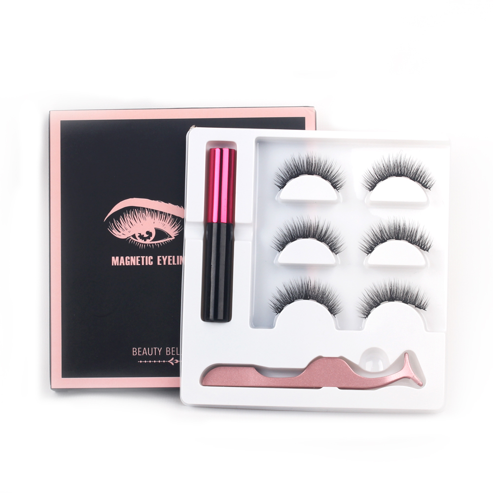 Оптовая продажа, новинка 2019, лидер продаж, 3 магнитных подводки для глаз, ресниц, водостойкая жидкая подводка для глаз