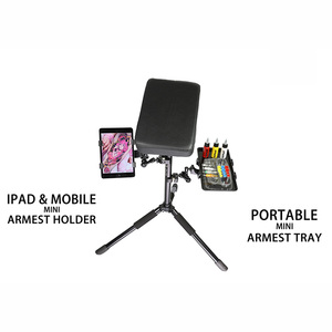 Adjustable Tattoo Armrest <b>Stand</b> with <b>Tablet</b> Screen Holder Portable Arm Leg Rest for Tattoo Studio Workstation - Product Image 2