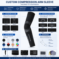 Manchon de compression pour bras homme, stabilisateur articulaire, soutien sportif – Vente chaude
