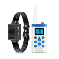 Neuheit 2-in-1 Vibrations- und Elektroschock-Halsband gegen Bellen mit Fernbedienung für Hundetraining