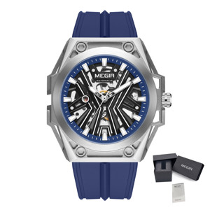 MEGIR 8603 Orologio da Polso Meccanico Automatico Sportivo da Uomo, Cassa in Acciaio Inossidabile 40mm, Design alla Moda, Offerta Speciale Crazy <span class=keywords><strong>Friday</strong></span> - Product Image 2