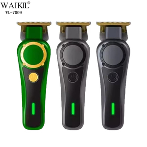 Tondeuse et coupe-cheveux professionnels WAIKIL <span class=keywords><strong>7200</strong></span> tr/min, moteur rotatif, lame en acier inoxydable électro-plaqué, accessoires de barbier - Product Image 1