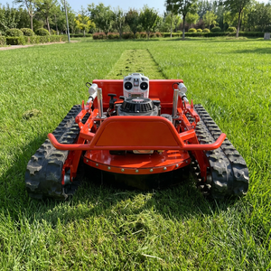 Tondeuse robot DIY télécommandée sans fil à rotation 360°, désherbeuse à essence 4 temps 650W à décharge arrière pour jardin professionnel - Product Image 4