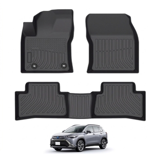 Accesorios Interiores para Automóvil, Alfombrillas de TPE para Todo Clima, Revestimiento para Maletero, Juego Completo, Compatibles con <span class=keywords><strong>Toyota</strong></span> <span class=keywords><strong>Corolla</strong></span> <span class=keywords><strong>Cross</strong></span> <span class=keywords><strong>Hybrid</strong></span> 2023-2024 - Product Image 1