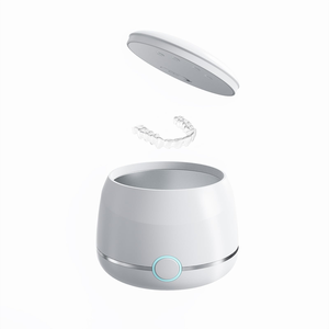 Nettoyeur ultrasonique dentaire ODM 200 ml Type-C 45 kHz, petit nettoyeur ultrasonique pour appareils dentaires, aligneurs et gouttières orthodontiques - Product Image 1