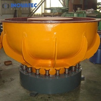 Polisseuse vibrante avec bol de 400 litres, Machine de finition à surface vibrante, appareil industriel, USA