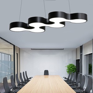Lustre circulaire minimaliste contemporain suspendu décoratif <span class=keywords><strong>rond</strong></span> au plafond Lampes suspendues Design nordique moderne Anneau Led Lustres - Product Image 5