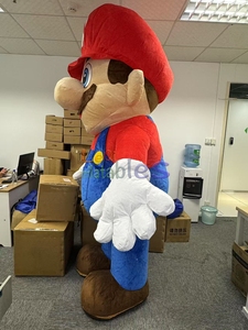 Funny 2m 2.6m Inflatable Mascot <strong>Costume</strong> Cartoon Character Super <strong>Mario</strong> Luigi Mascot Cosplay Suit for <strong>Adults</strong> - Product Image 5