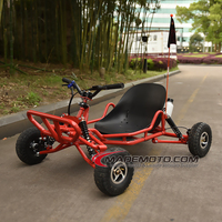 Voiturette tout-terrain miniature à deux places rouge avec FXGK 001 50cc, buggy des dunes 63CC, kart à moteur 2 temps