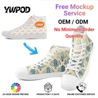 Vente en gros de chaussures de sport en toile à tige haute personnalisées avec logo d'équipe, OEM ODM, impression à la demande, série FN024-26023044-5