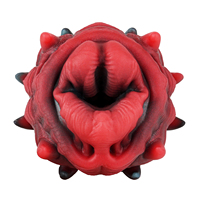 GEEBA Beast Design Masturbateur Masculin Réaliste avec Texture de Langue, Stroker Texturé 3D, Godet de Poche Monstre à Nervures, Jouet Sexuel Créature Fantastique