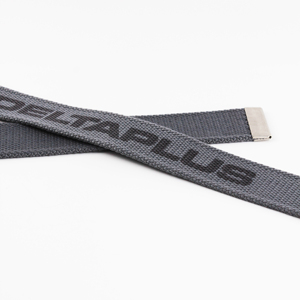 Thắt lưng nam vải dù <span class=keywords><strong>polyester</strong></span> dệt kim, họa tiết khóa tùy chỉnh, logo in kim loại - Product Image 3