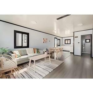 उच्च गुणवत्ता वाले प्रीफैब्रिकेटेड 20 फीट 40 फीट मॉड्यूलर घर का विस्तार कंटेनर घर मोबाइल हाउस 2/3/4 बेडरूम - Product Image 3