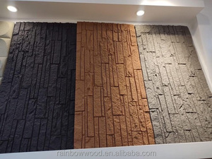 Panneau mural en pierre PU 3D moderne Grande <span class=keywords><strong>dalle</strong></span> de polyuréthane placage de pierre artificielle avec <span class=keywords><strong>effet</strong></span> faux rock à des fins décoratives - Product Image 6