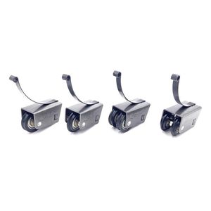 Ruedas deslizantes Kaishengxi de doble hilera para puertas de balcón, cocina y armario, rodillos cóncavos de riel lateral - Product Image 1