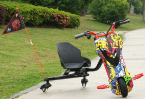 อุลตราแมนรถดริฟท์รถสามล้อไฟฟ้าของเด็กรถมอเตอร์ไซค์ไฟฟ้าพร้อมบลูทูธ - Product Image 5