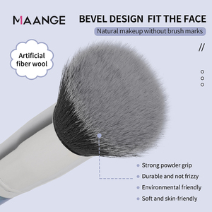 MAANGE – <span class=keywords><strong>pinceau</strong></span> <span class=keywords><strong>kabuki</strong></span> professionnel pour <span class=keywords><strong>fond</strong></span> <span class=keywords><strong>de</strong></span> <span class=keywords><strong>teint</strong></span> <span class=keywords><strong>liquide</strong></span>, marque privée, grand <span class=keywords><strong>fond</strong></span> <span class=keywords><strong>de</strong></span> <span class=keywords><strong>teint</strong></span> plat avec boîte - Product Image 6