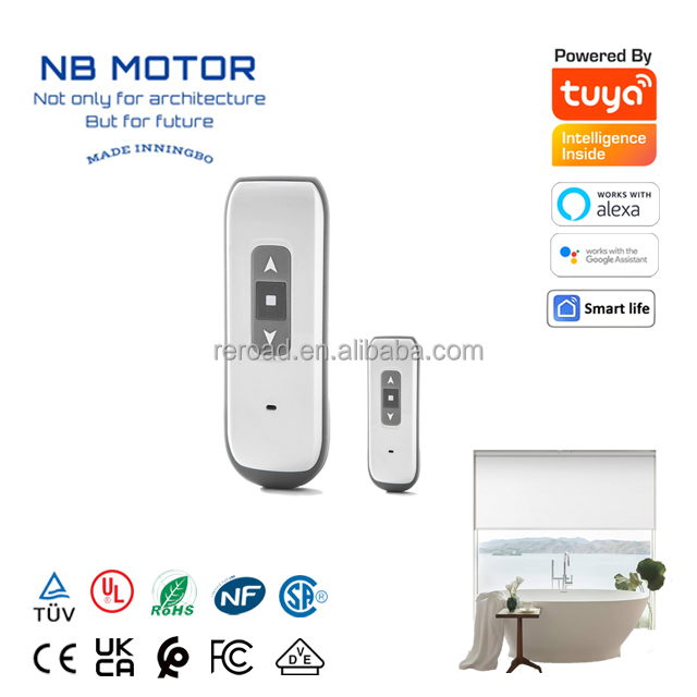 NB MOTOR Reroad Rf Remote Control Tubular Motor for Projection Screen Blind Curtain and Blind Motor