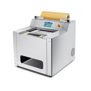 Máquina Automática/Semiautomática de Envasado de Bandejas de Acero Inoxidable para Supermercados, Carne, Frutas Frescas, con Film Transparente de PE/PO/PVC - Product Image 1