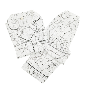 Modest Soft 100% Poliéster Ropa de dormir de manga larga, Primavera Verano Tallas grandes Ropa de ocio Pijamas de dos piezas para mujer - Product Image 1