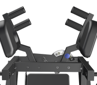 Équipement de fitness commercial de haute qualité-Machines de gymnastique en acier chargé par plaque pour le revêtement électrostatique de poudre de force de jambe