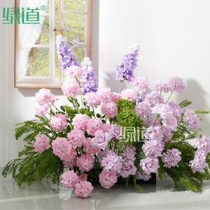 Ramo de Flores Artificiales Greenway, Peonías, Rosas y Margaritas de Plástico y Seda para Decoración de Escritorio, Sala de Estar, Comedor y Hotel - Product Image 1
