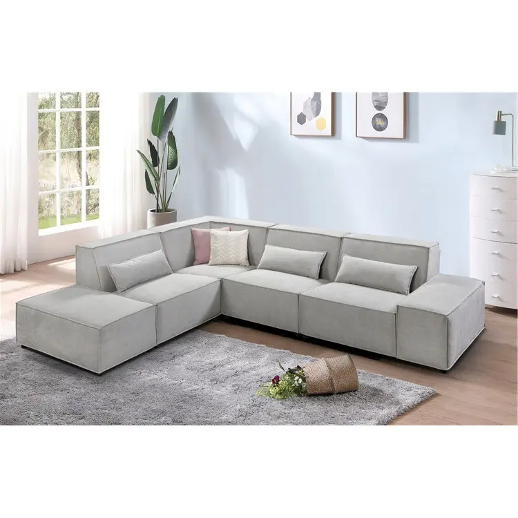Wholesale Factory Modern Simple Luxury Furniture L Shape Any Living Room Furniture Sets Living Room Furniture Sets - Buy Living Room Furniture Sets,Leisure Fabric Accept Custom Colors Living Room Furniture Outlet Living ...