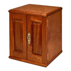 Vitrine à pièces de monnaie en MDF artisanale DS avec 21 plateaux à trous mixtes, forme rectangulaire, personnalisable pour pièces d'or, cadeaux et artisanat - Product Image 1