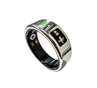Bague connectée intelligente en acier inoxydable AI Office avec télécommande, personnalisation ODM, commandes en gros disponibles