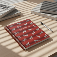 Carnet de luxe A4 à couverture rigide avec reliure spirale, motif zèbre imprimé UV personnalisé, 100 feuilles de papier à feuilles mobiles, couverture en PU, cadeau