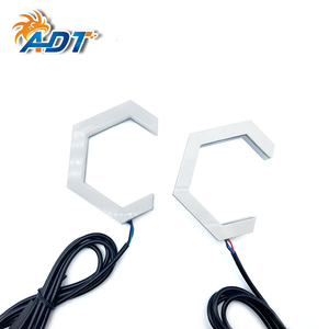 ไฟวงแหวน ADT RGB Angel Eyes LED สำหรับดัดแปลงไฟหน้าโปรเจคเตอร์ พร้อมไฟวิ่งกลางวัน RGBW และไฟเลี้ยวแบบ Hex Halo Rings - Product Image 3
