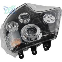 WG9925720061 Ensemble de phares LED complets pour SINOTRUK HOWO T7H Côté gauche Double lentille de projecteur DRL