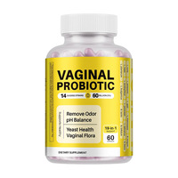 Capsules Probiotiques Vaginales OEM Transfrontalières pour Adultes – Élimination des Odeurs & Équilibre du pH, Amélioration de la Densité Osseuse – 60 Capsules