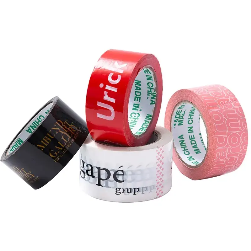 強力なシーリング丈夫で耐久性のある完璧なパッケージがブランドのカスタム印刷テープに色を追加します