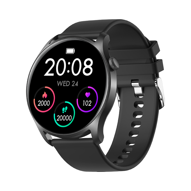 Factory Selling KC08 Fashion Lady Smartwatch 1.3 Inches Full Touch Men Smart Watch Blood Oxygen Monitoring Health Sport Watches