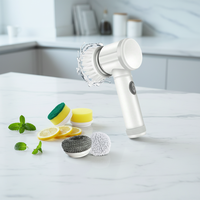Brosse de nettoyage électrique automatique portable en PP, populaire, en nylon, marque OEM – Nettoyeur multifonctionnel pour cuisine et salle de bain, polisseur de chaussures