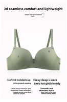 Soutien-gorge sexy sans couture à dos ouvert pour petites poitrines, bralette sans fil à bonnets banane, sous-vêtements respirants et invisibles pour l'été, vente en gros d'usine