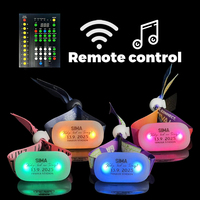 Bracelet LED pour événements Sincen à haute luminosité RGB, batterie remplaçable, 6 à 10 heures d'autonomie, télécommande sans fil longue portée