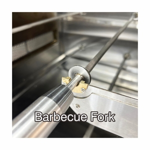 <span class=keywords><strong>Asador</strong></span> de Gas Comercial Brasileño con 6 Brochetas Giratorias Automáticas, Parrilla de Churrasco sin Humo para Uso en Restaurantes - Product Image 2