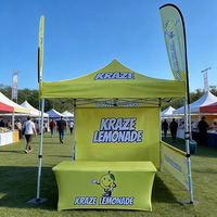 Tente de réception robuste sur mesure 10x10, tente pliante personnalisée pour salons professionnels, expositions, événements en plein air, tentes d'extérieur pour événements