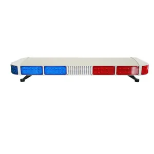 12v 24v Cop Emergency LED Light Bar Vehicle Warning Flashing Fire Engine Rescue Truck Lightbar With Siren