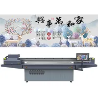 Impressora industrial impressora uv grande formato, yc2513l 3d uv máquina de impressão lisa