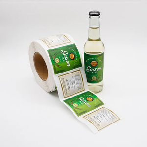 Lembar stiker PVC & PET tahan air cetak kustom gulungan Label Logo pribadi - Product Image 1