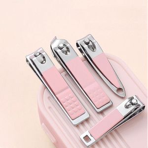 Juego de manicura de acero inoxidable Macaron, cortaúñas, tijeras, cortacutículas, herramientas de belleza, kit de viaje para mujeres y hombres - Product Image 2