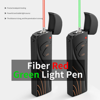 Puntero Láser Negro B3G de 40 km y 650 nm, Puntero Láser de Fibra de 15 mW, Conectores SC/FC/ST para Localizador Visual de Fallas de Fibra Óptica FTTH