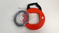 Tire-câble flexible en acier pour conduit, enrouleur portable en plastique pour tirer les fils électriques à l'intérieur des conduites