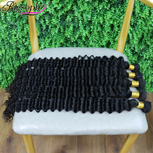 Extensiones de Cabello Humano Natural Sin Procesar, Grado 12A # Paquetes de Cabello Ondulado Profundo N, Precio al por Mayor - Product Image 4