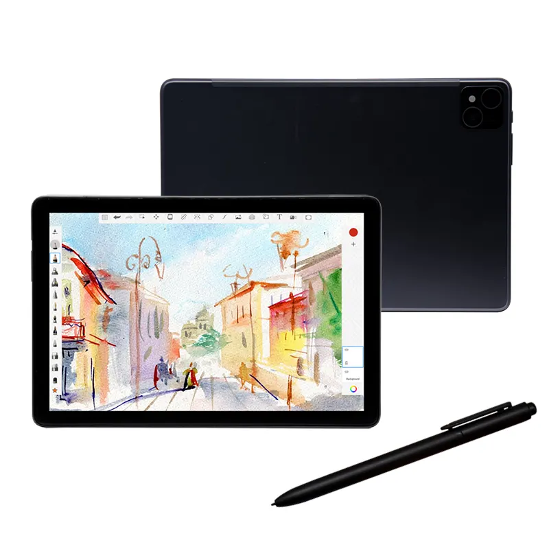 新しいAndroidタブレット10.1 Incn Tablette 10.1 ''インチ電磁タッチスクリーン4G電話ゲームタブレットPC (SIMカードスロット付き)