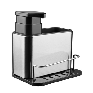 Stainless Steel <b>Kitchen</b> Sink Organizer Sink <b>Caddy</b> <b>Kitchen</b> Soap Dispenser <b>Caddy</b> - Product Image 5